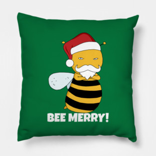 Christmas Bee Merry! Pillow