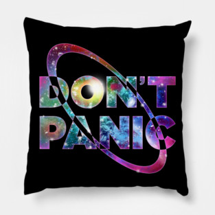 Hitchhikers Don't Panic Pillow