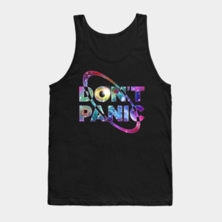 Hitchhikers Don't Panic Tank Top