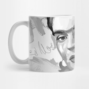 Frida Kahlo Black and White 1 Mug