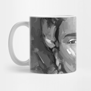 Frida Kahlo Black and White 2 Mug
