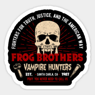 The Frog Brothers Sticker