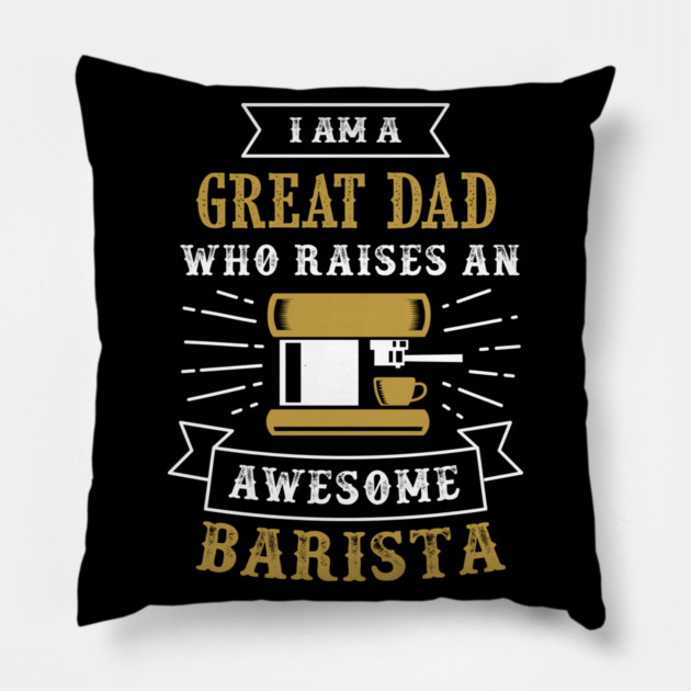 I am a Great Dad T-Shirt Father's Day Tee Shirt Gift Pillow by creative