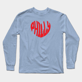 Heart Philly Long Sleeve T-Shirt