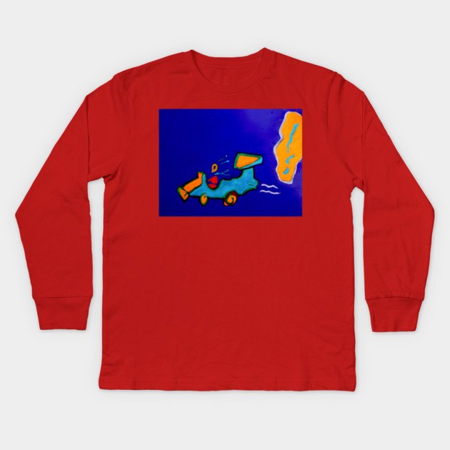Racer Ant Kids Long Sleeve T-Shirt by DonWillisJrArt