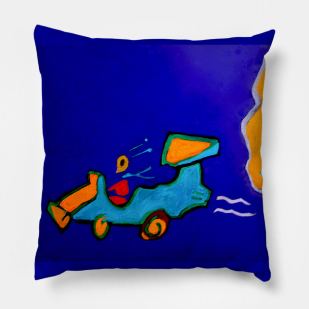 Racer Ant Pillow by DonWillisJrArt