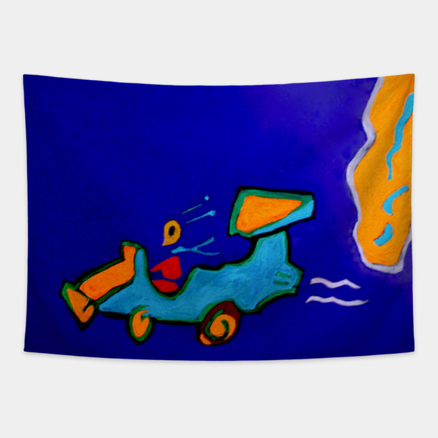 Racer Ant Tapestry by DonWillisJrArt