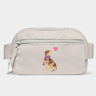Watercolour Catahoula Leopard Dog Bag
