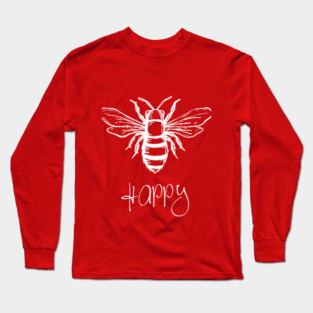 Bee Happy Long Sleeve T-Shirt