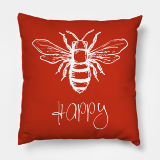 Bee Happy Pillow