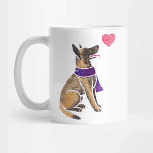 Watercolour Malinois Mug