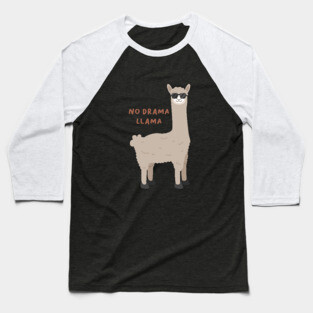 NO DRAMA LLAMA Baseball T-Shirt