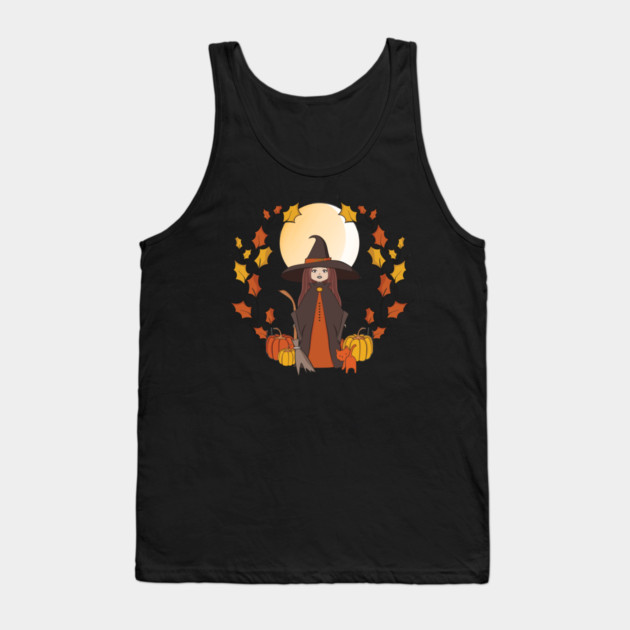 Halloween Autumn Cheeky Witch® Tank Top by Cheeky Witch