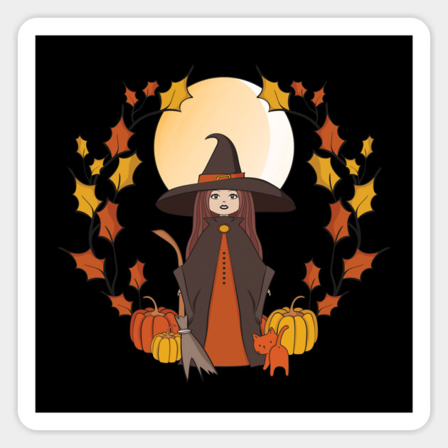 Halloween Autumn Cheeky Witch® Sticker by Cheeky Witch