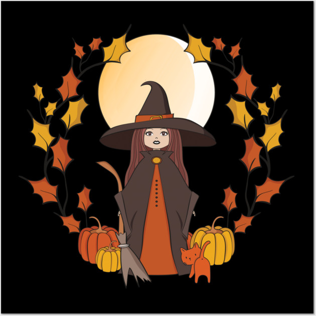 Halloween Autumn Cheeky Witch® Wall Art by Cheeky Witch