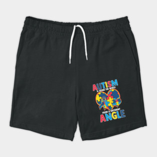 Autism Is Seeing the World from a Different Angle print Shorts