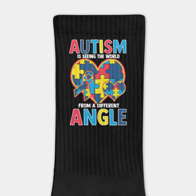 Autism Is Seeing the World from a Different Angle print by creative
