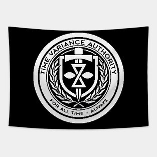 TVA T-Shirt Loki Black and White Tapestry