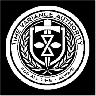 TVA T-Shirt Loki Black and White Posters and Art