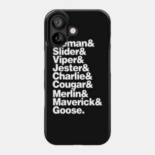 Top Gun Names List Phone Case