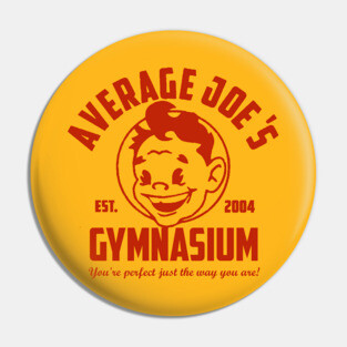 Dodgeball Average Joes Gymnasium Pin