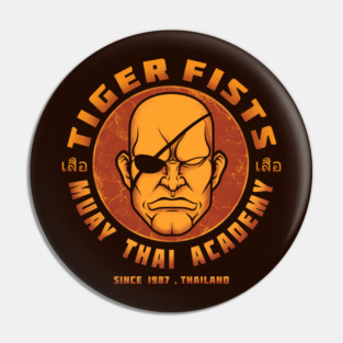Tiger Fists Pin