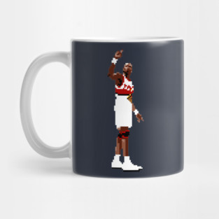 Dikembe Mutombo Hawks Pixel Deny Mug