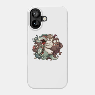 ball monster doodle Phone Case