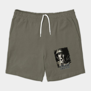 Freedom is never FREE Veteran Soldier Vintage Style Artwork Patriotic Quote Shorts