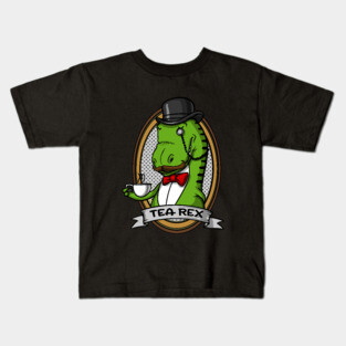 Tea Rex Dinosaur Kids T-Shirt