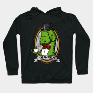 Tea Rex Dinosaur Hoodie