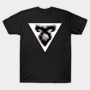 Shadowhunters rune / The mortal instruments - sand explosion with triangle (black) - Parabatai - gift idea T-Shirt