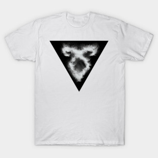 Shadowhunters rune / The mortal instruments - sand explosion with triangle (white) - Parabatai - gift idea T-Shirt
