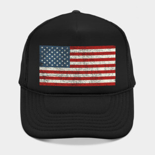 Vintage American Flag Hat