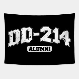 DD-214 Alumni Military Veteran Tapestry