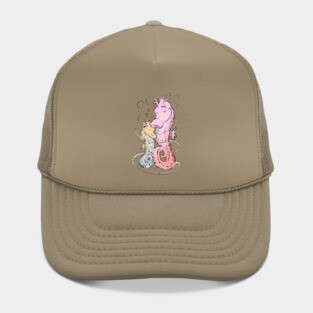 Seahorse Hugs (Color) Hat