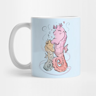 Seahorse Hugs (Color) Mug