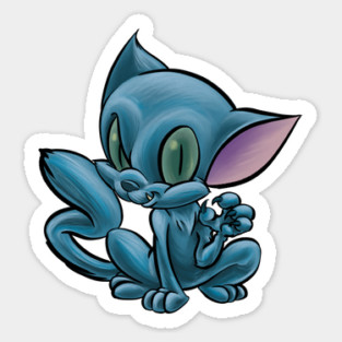 black cat Sticker
