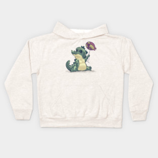 baby godzilla Kids Hoodie
