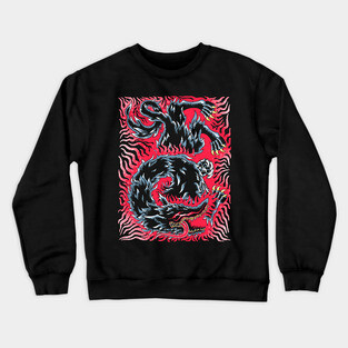 Beast of Darkness Oldschool Crewneck Sweatshirt