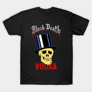 Black Death Vodka (Color) T-Shirt