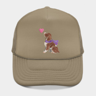 Watercolour Springer Spaniel Hat