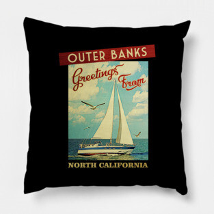outer banks - north carolina Pillow