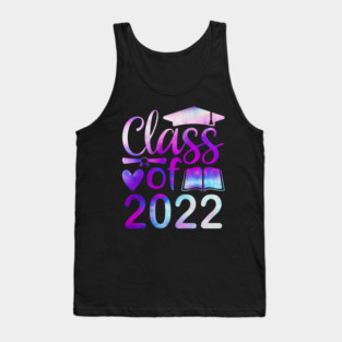 Class Of 2022 Graduation Senior 2022 Men Girl Shirt Tie Dye Tank Top