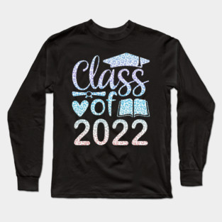 Class Of 2022 Graduation Senior 2022 Men Girl Shirt leopard Long Sleeve T-Shirt