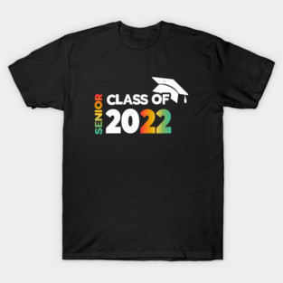 Class Of 2022 Graduation Senior 2022 Men Girl Shirt tie dye T-Shirt