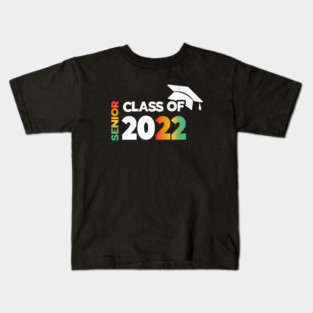 Class Of 2022 Graduation Senior 2022 Men Girl Shirt tie dye Kids T-Shirt
