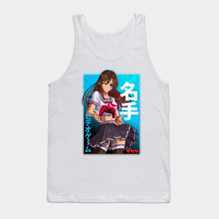 Anime Gamer Girl - Video Game Pro Tank Top