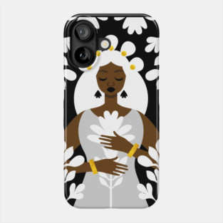 Nouveau Black and White Phone Case