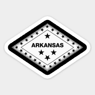 Arkansas White Out Magnet